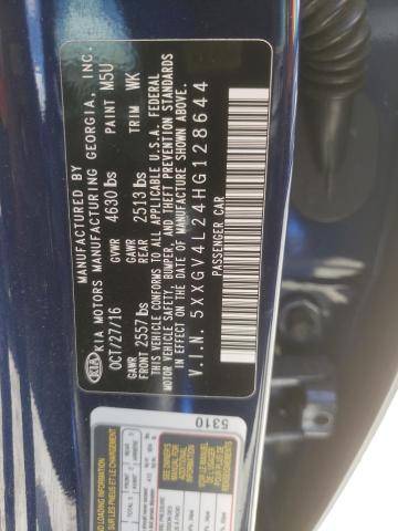 Photo 9 VIN: 5XXGV4L24HG128644 - KIA OPTIMA SXL 