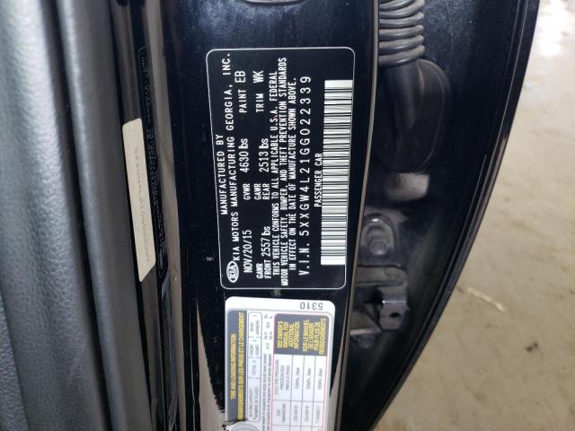 Photo 12 VIN: 5XXGW4L21GG022339 - KIA OPTIMA SX 