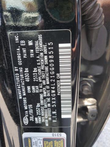 Photo 11 VIN: 5XXGW4L21GG098515 - KIA OPTIMA SX 