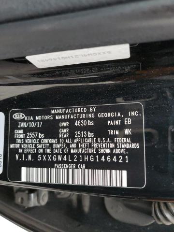 Photo 11 VIN: 5XXGW4L21HG146421 - KIA OPTIMA SX 