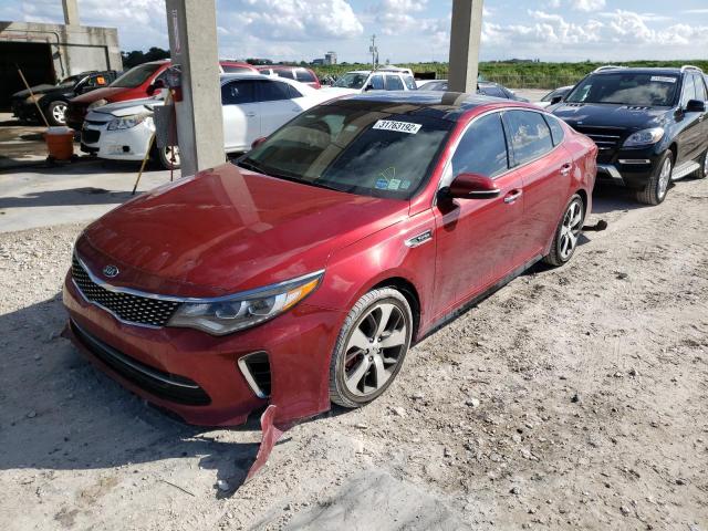 Photo 1 VIN: 5XXGW4L21JG188206 - KIA OPTIMA SX 