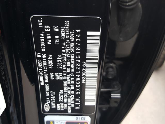 Photo 9 VIN: 5XXGW4L28JG187344 - KIA OPTIMA SX 