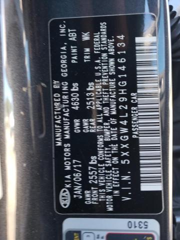 Photo 11 VIN: 5XXGW4L29HG146134 - KIA OPTIMA SX 