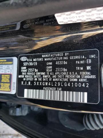 Photo 12 VIN: 5XXGW4L29LG410042 - KIA OPTIMA SX 