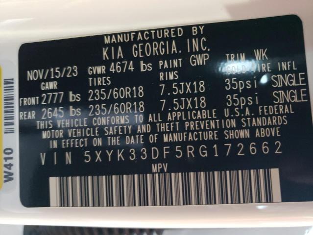 Photo 13 VIN: 5XYK33DF5RG172662 - KIA SPORTAGE 