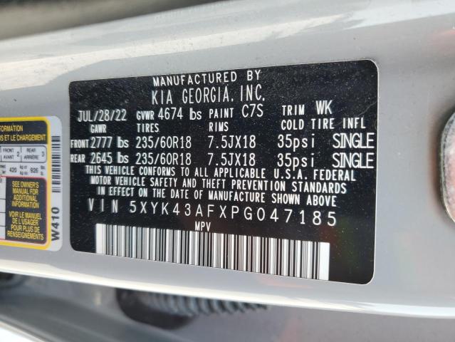 Photo 13 VIN: 5XYK43AFXPG047185 - KIA SPORTAGE 