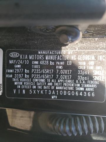 Photo 12 VIN: 5XYKT3A10BG064366 - KIA SORENTO 