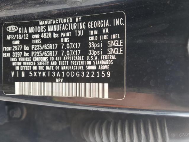 Photo 12 VIN: 5XYKT3A10DG322159 - KIA SORENTO 