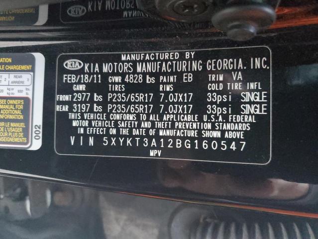 Photo 12 VIN: 5XYKT3A12BG160547 - KIA SORENTO BA 