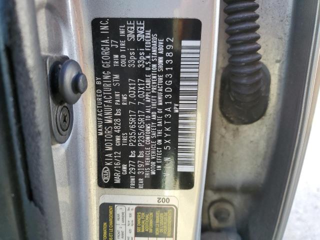 Photo 12 VIN: 5XYKT3A13DG313892 - KIA SORENTO 