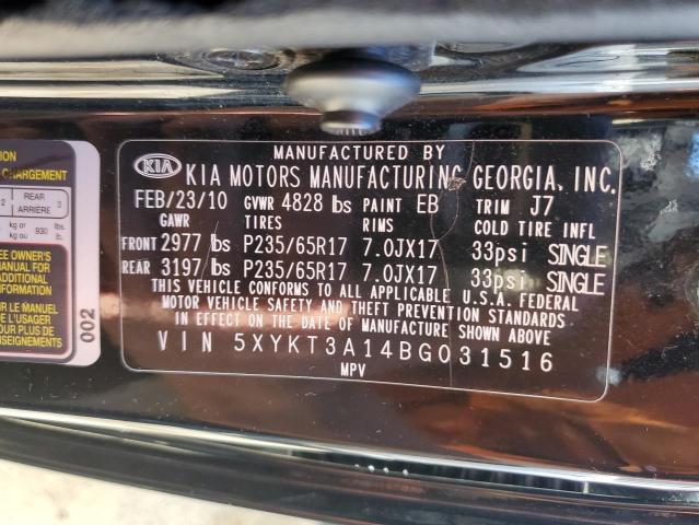 Photo 13 VIN: 5XYKT3A14BG031516 - KIA SORENTO BA 