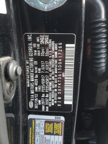 Photo 12 VIN: 5XYKT3A15DG417266 - KIA SORENTO LX 