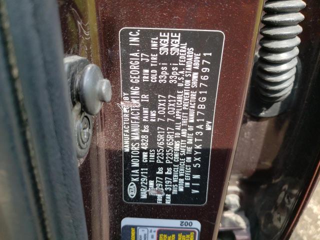 Photo 12 VIN: 5XYKT3A17BG176971 - KIA SORENTO BA 