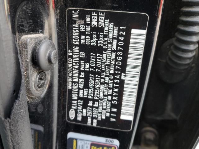 Photo 12 VIN: 5XYKT3A17DG370421 - KIA SORENTO 