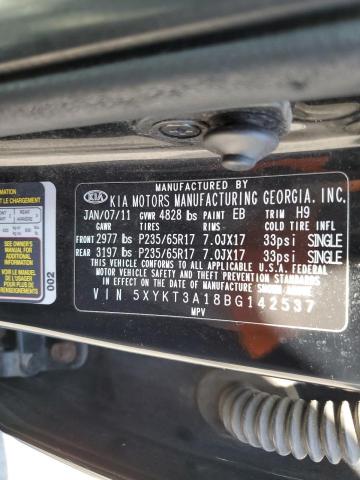 Photo 12 VIN: 5XYKT3A18BG142537 - KIA SORENTO BA 