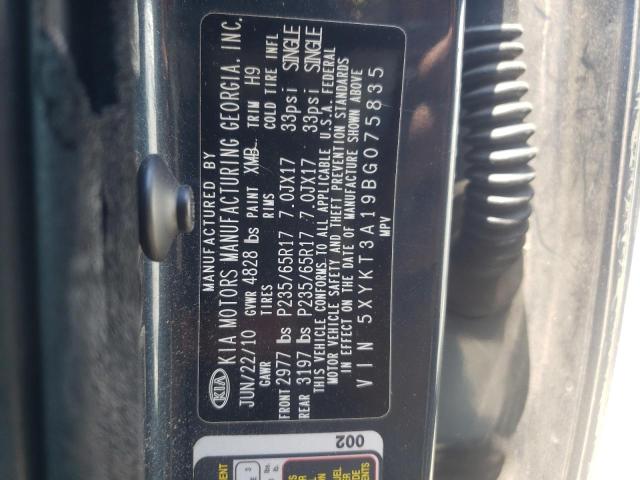 Photo 12 VIN: 5XYKT3A19BG075835 - KIA SORENTO BA 