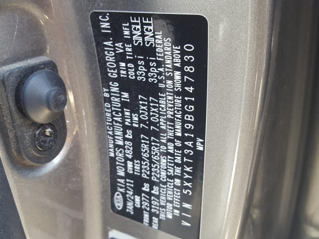 Photo 9 VIN: 5XYKT3A19BG147830 - KIA SORENTO BA 