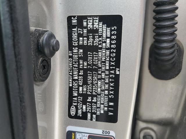 Photo 12 VIN: 5XYKT3A1XCG286835 - KIA SORENTO 