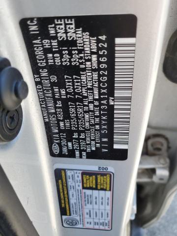 Photo 11 VIN: 5XYKT3A1XCG296524 - KIA SORENTO 