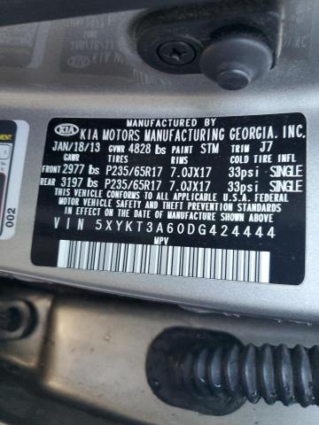 Photo 12 VIN: 5XYKT3A60DG424444 - KIA SORENTO LX 