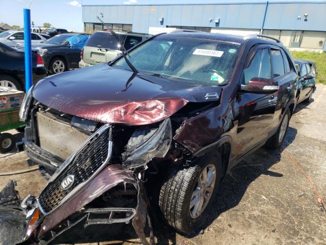 Photo 1 VIN: 5XYKT3A60EG449636 - KIA SORENTO LX 