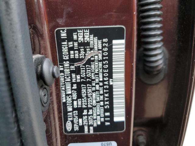 Photo 12 VIN: 5XYKT3A60EG510628 - KIA SORENTO 