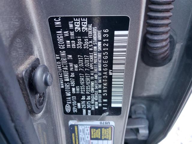 Photo 12 VIN: 5XYKT3A60EG512136 - KIA SORENTO LX 