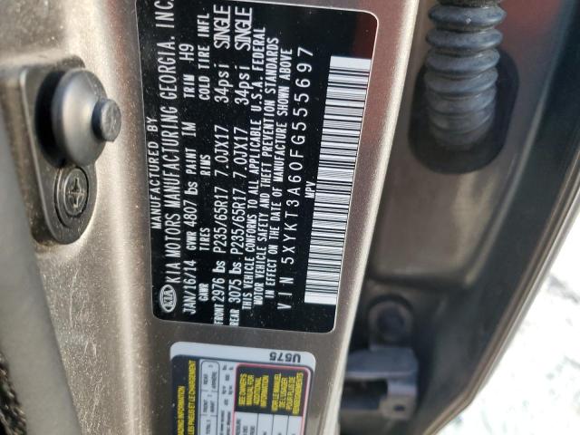 Photo 11 VIN: 5XYKT3A60FG555697 - KIA SORENTO LX 