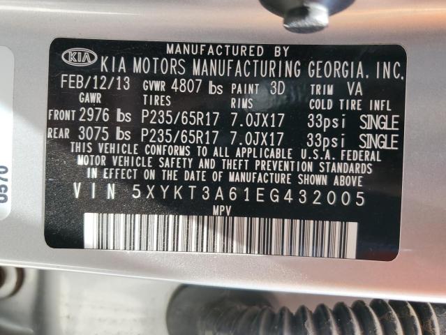 Photo 12 VIN: 5XYKT3A61EG432005 - KIA SORENTO LX 