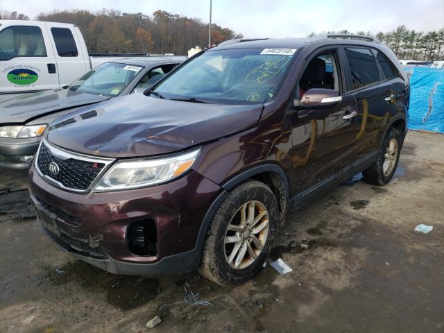 Photo 1 VIN: 5XYKT3A61EG500464 - KIA SORENTO LX 