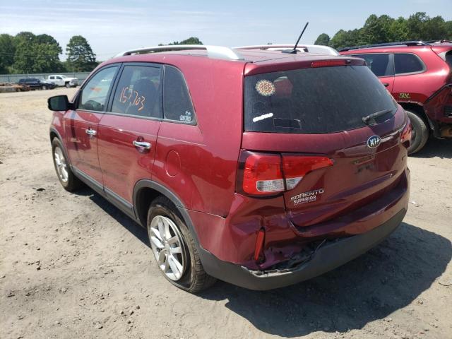 Photo 2 VIN: 5XYKT3A61FG637129 - KIA SORENTO LX 