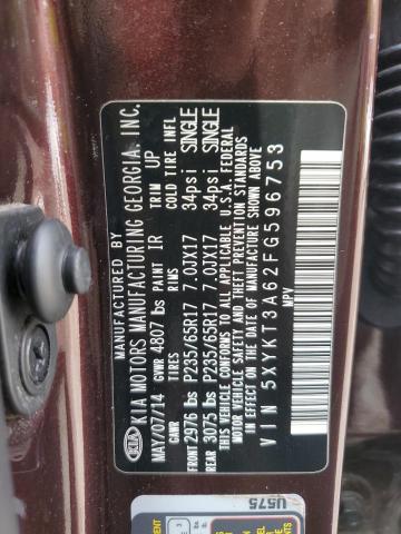 Photo 12 VIN: 5XYKT3A62FG596753 - KIA SORENTO LX 