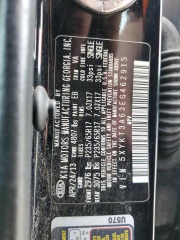 Photo 12 VIN: 5XYKT3A63EG462915 - KIA SORENTO LX 