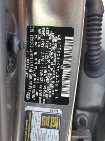 Photo 13 VIN: 5XYKT3A64EG425677 - KIA SORENTO LX 