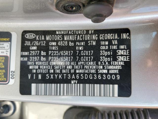 Photo 13 VIN: 5XYKT3A65DG363009 - KIA SORENTO LX 