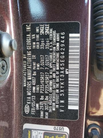 Photo 12 VIN: 5XYKT3A65EG429446 - KIA SORENTO LX 