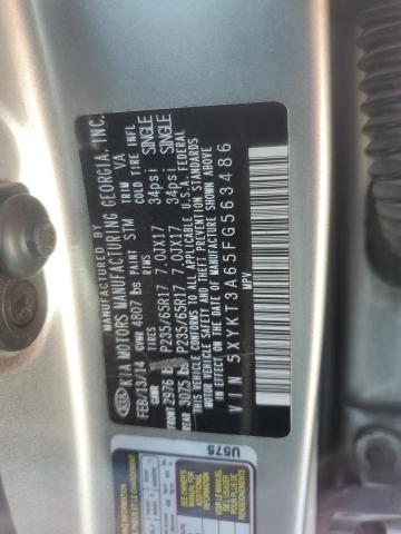 Photo 12 VIN: 5XYKT3A65FG563486 - KIA SORENTO LX 