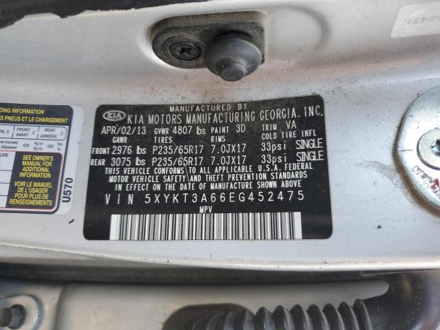 Photo 12 VIN: 5XYKT3A66EG452475 - KIA SORENTO 