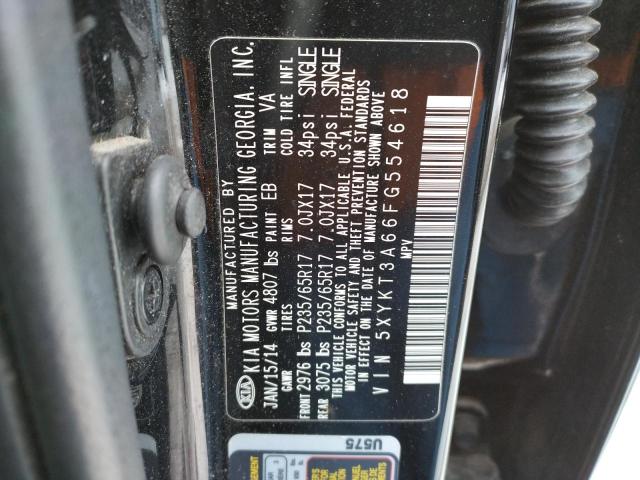 Photo 9 VIN: 5XYKT3A66FG554618 - KIA SORENTO LX 