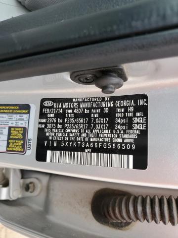 Photo 11 VIN: 5XYKT3A66FG566509 - KIA SORENTO LX 