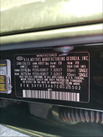 Photo 9 VIN: 5XYKT3A67EG426502 - KIA SORENTO LX 