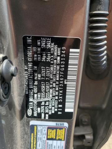 Photo 12 VIN: 5XYKT3A67FG631349 - KIA SORENTO 