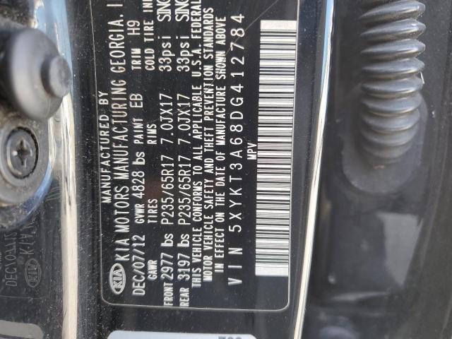 Photo 13 VIN: 5XYKT3A68DG412784 - KIA SORENTO LX 