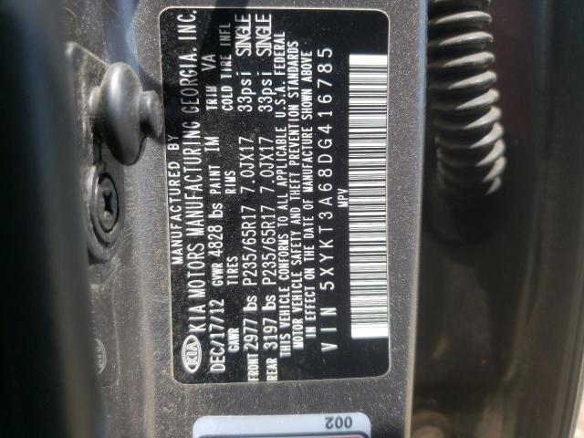 Photo 11 VIN: 5XYKT3A68DG416785 - KIA SORENTO LX 