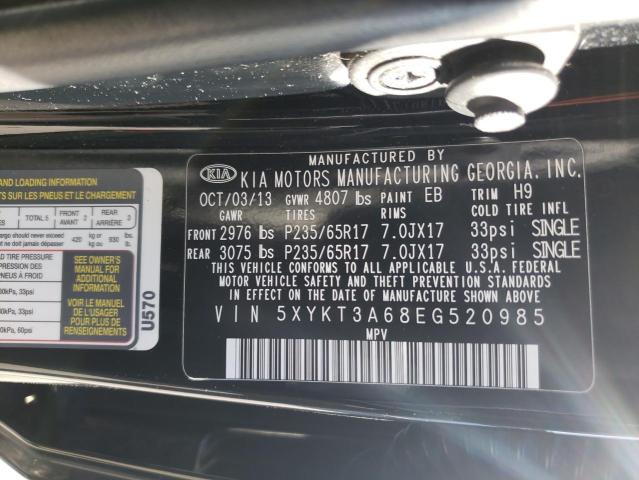 Photo 11 VIN: 5XYKT3A68EG520985 - KIA SORENTO 