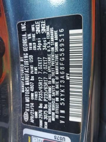 Photo 12 VIN: 5XYKT3A68FG589516 - KIA SORENTO LX 