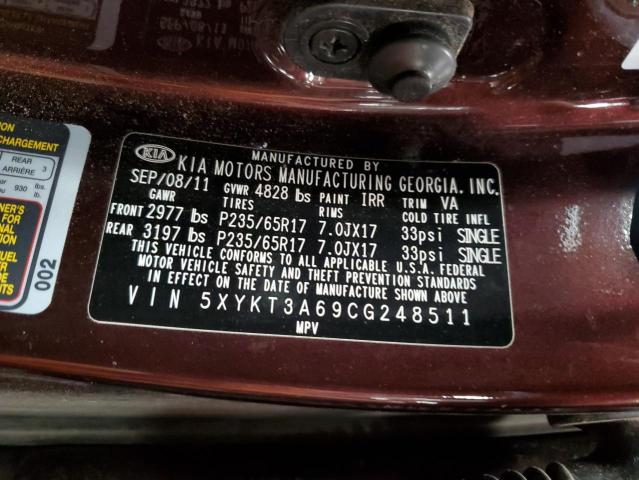 Photo 13 VIN: 5XYKT3A69CG248511 - KIA SORENTO 