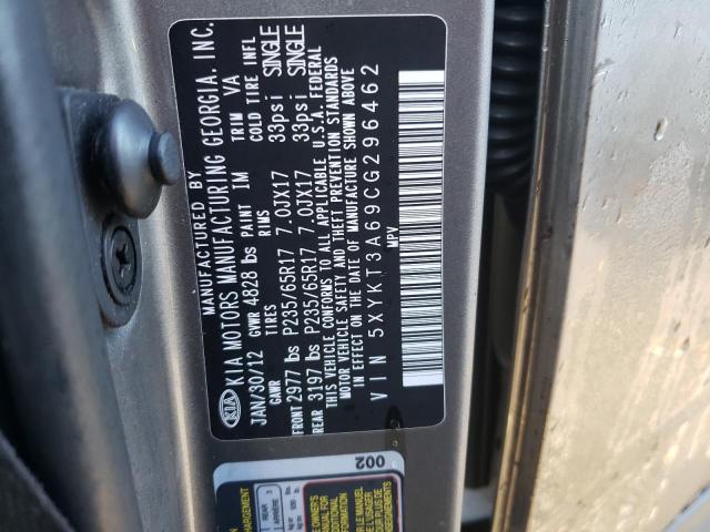 Photo 12 VIN: 5XYKT3A69CG296462 - KIA SORENTO BA 