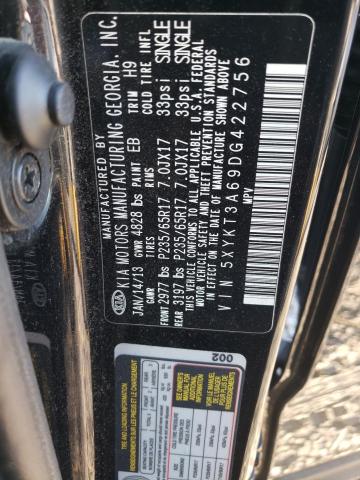 Photo 12 VIN: 5XYKT3A69DG422756 - KIA SORENTO LX 