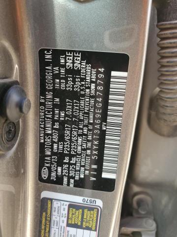 Photo 12 VIN: 5XYKT3A69EG478794 - KIA SORENTO LX 